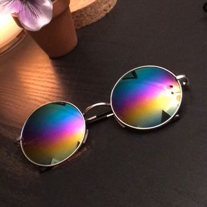 Rainbow Circular around Sunglasses